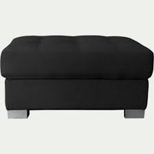 Ce banc coffre est un banc tiroir en bois hévéa massif de longueur 134 cm. Pouf En Tissu Avec Coffre Gris Anthracite Mauro Pouf Et Banquette Alinea