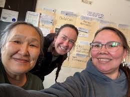 🚁✨ Two whirlwind days in Napakiak, countless connections, and one  unbreakable commitment to Tribal Justice—see how teamwork is transforming  the community! 💙🌾 Our Tribal Justice team—Liz Mering (Staff Attorney) and  Serena Solesbee (