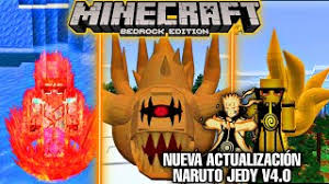 Naruto jedy addon v3 8 new era update mcpe addons minecraft pe addons mods resources pack maps skins textures from mcpeaddons.com. Super Actualizacion De Naruto Jedy V4 0 Para Minecraft Bedrock Pe Naruto Addon Mod Youtube