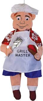 Amazon.com: In the Breeze Grill Guy Wind Friend 3D Windsock,15" W x 30" H x  8" D,4704