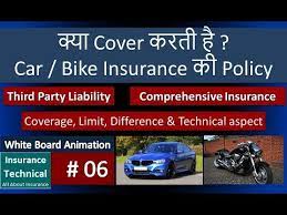 Whether you have a sport bike, cruiser, moped, touring bike, or standard ride, we can help with cheap insurance rates and great coverage. Car Bike Insurance Coverage Explained Including Third Party Comprehensive Insurance Youtube