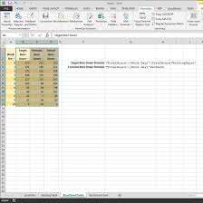 Excel Burndown Chart Burn Down Creation Tutorial