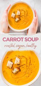 From soups to stews to pancakes—we could eat these carrot recipes every day. Roasted Carrot Soup Carrot Soup Recipes Roasted Carrot Soup Vegan Carrot Soup