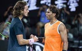 The spaniard cracked 28 winners, breaking tsitsipas' serve. Stefanos Tsitsipas Rafael Nadal Brings Tennis In A New Dimension