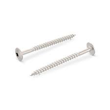 Din 933 sechskantschraube mit schlitz. Fassadenschrauben 4 8x38 Tx20 Natur Edelstahl A2 100 Stuck Schrauben Hammer De