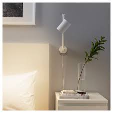 Nymane Bureau Wandlamp Wit Ikea Wall Lamp Wall Lamps Bedroom Lamp