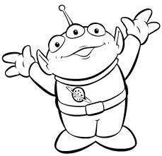 Toy Story Coloring Page Green Alien Toy Story Coloring Pages Disney Coloring Pages Disney Princess Coloring Pages