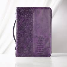 Maybe you would like to learn more about one of these? Faith Purple Faux Leather Fashion Bible Cover Hebrews 11 1