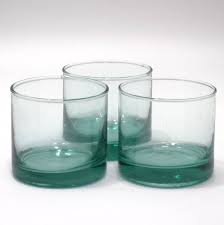 The pitcher is around 6″ in priced at $44.00 each, the set is for $82.00. Recycled Glass Tumblers 280ml Sold In Sets By The Recycled Glassware Co Notonthehighstreet Com
