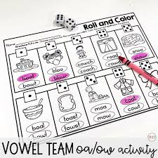 Long O Vowel Teams Oa Ow Phonics Activities And Games Phonics Activities Phonics Vowel Team
