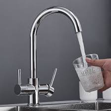 Dupont faucet mounted water filter. Wholesale Tap Brass Drinking 3 Way Kitchen Sink Mixer Faucet With Water Filter China Kitchen Faucets Kitchen Mixer Made In China Com