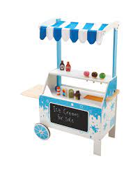 Ice cream stand stock photos and images. Wooden Ice Cream Cart Ice Cream Cart Toy Set Aldi Uk