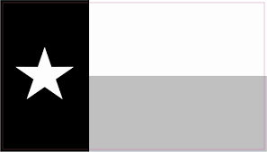 Black And White Texas Flag 4 25in X 2 5in Black And White Texas Flag Stickers Vinyl Vehicle Decals Texas Flags Vinyl Sticker Black And White