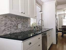 17 Best Ideas About Black Granite Countertops On Pinterest Black Black Kitchen Countertops Modern Kitchen Backsplash Black Granite Kitchen
