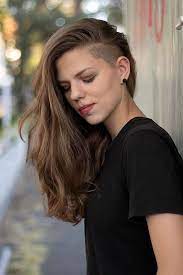 Jandajossme Hairstyles Everywhere Shaved Heads Women Turn That For48 Shaved Hairstyles Half Shaved Hair Shaved Side Hairstyles Long Hair Shaved Sides