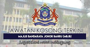 Berita gembira kepada seluruh rakyat malaysia yang berminat dan berkelayakan serta berumur tidak kurang daripada 18 tahun pada tarikh tutup permohonan, anda semua diperlawa untuk segera membuat permohonan bagi mengisi kekosongan jawatan di majlis perbandaran johor bahru tengah. Jawatan Kosong Terkini Di Majlis Bandaraya Johor Bahru Mbjb 23 Aug 2018 Jawatan Kosong 2021 Kerja Kosong Terkini Job Vacancy