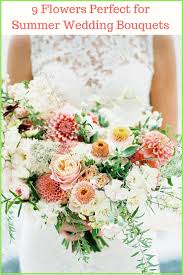 These flowers open from the top downwards, so florists can tuck the unopened florets deeper into the arrangement to maintain a neater appearance. 9 Flowers Perfect For A Summer Wedding Bouquet Weddingmix Blog