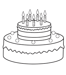 Coloriage Anniversaire A Colorier Dessin A Imprimer Birthday Coloring Pages Cake Drawing Coloring For Kids