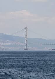 Osman gazi köprüsü) is a suspension bridge spanning the gulf of i̇zmit at its narrowest point, 2,620 m (8,600 ft). Update September 2016