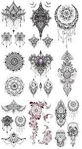 How much do custom tattoos cost? Amazon Com Women Hand Neck Body Henna Fake Temporary Tattoos Stickers Beauty Personal Care