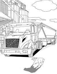 You can use these truck colouring pages as an ice breaking activity. 2