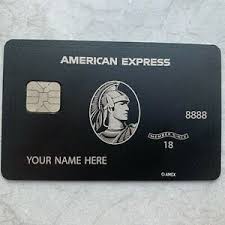 Maybe you would like to learn more about one of these? Customizable American Express Centurion Metal Black Card Collect Amex Black Card Ebay