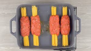 Maybe you would like to learn more about one of these? Wrap The Spaghetti In Ground Beef Throw It In The Oven For 30 Minutes Youtube