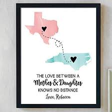 Whether it's mother's day or her birthday, these unique gift ideas for mom will pamper, sparkle, and delight. Amazon Com Mother S And Daughter Map Print Mothers Day Gift Personalized Mother Gift Mother Birthday Gift Personalized Mother S Day Gift Handmade