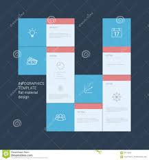 Infographics Template Menu Options Elements Stock Vector