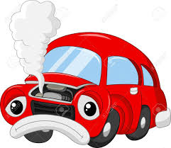 The Car Cartoon Damage So That Smoky Ad Cartoon Car Smoky Damage Car Cartoon Graphic Design Photography Airplane Vector
