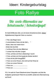 Foto Rallye Kindergeburtstag Fotorallye Kindergeburtstag Kinder Geburtstag Kindergeburtstag Teenager Geburtstag