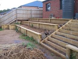 Best Ideas About Timber Retaining Wall Stairs Design 17 Backyard Retaining Walls Landscaping Retaining Walls Sloped Backyard