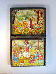 Check out our snow white puzzle selection for the very best in unique or custom, handmade pieces from our puzzles shops. Snow White And The Seven Dwarfs Puzzle Blocks By Disney Walt Studios Near Fine No Binding The Literary Lion Ltd