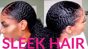 Want to see more posts tagged #sleek ponytail? 6 Tips To Achieving A Slick And Sleek Natural Ponytail With Type 4 Hair Black Hair Information