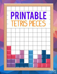 As if the idea of a downloadable camera (comes as a pdf) isn. Tetris Printable Game Pieces For Travel Printable Games Game Pieces Free Printable Games