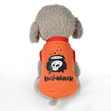 Amazon Com Yarssir Halloween Dog T Shirts Clothes Small
