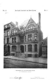 Pa Phila Wanamaker Res University Of California Architect Mansions