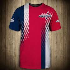 Washington capitals long sleeve shirt. Washington Capitals T Shirt 3d Cool Design Short Sleeve Jack Sport Shop