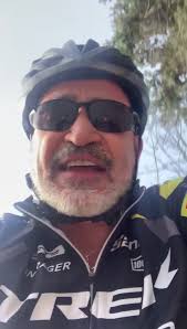 Beautiful day to beat cancer. Biking helps me keep a positive attitude.  Here’s a clip from my ride today. , Thank you for your support