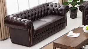Leder sofa garnitur gala relaxfunktion. Garnitur 3 2 1 Chesterfield Sofa Sessel In Dunkelbraun Glanz 3 Teilig