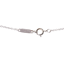 Free 1 day shipping within canada. Tiffany 18k White Gold Diamond Atlas Bar Pendant Necklace 568030 Fashionphile