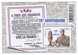 En juin 1940, les appels du général de gaulle. Timbre 2010 L Appel Du 18 Juin 1940 Wikitimbres