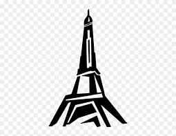 Gambar seni bina paris ilustrasi kartun bangunan mercu tanda paris. Tower Eiffel Tower Paris France Tourism Building Background Menara Eiffel Hitam Putih Clipart 1221145 Pikpng