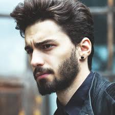 ONESING Lot de 12 paires de boucles d'oreilles noires pour homme