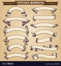 Vintage Ribbon Banners Collection Download A Free Preview Or High Quality Adobe Illustrator Ai Eps Pdf An Vintage Ribbon Banner Ribbon Banner Vintage Banner