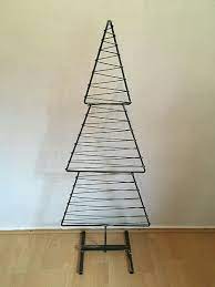 Metall christbaum ständer 4 5 von 5 sternen 2 837. Weihnachtsbaum Aus Metall Tannenbaum Mit Draht Umwickelt Inkl Standfuss Ohner Dorfschmiede