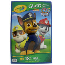 Packed with hilarious images and activities, this coloring book. Crayola Paw Patrol 18 Giant Coloring Pages Shop Books Coloring At H E B