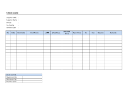 Warehouse Stock Card Download This Free Printable Warehouse Stock Card To Register Incoming Stored And Out Report Card Template Card Templates Card Template