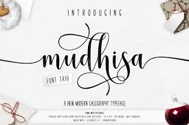 About the font lauren script lauren script is free for personal use only. Mudhisa Script Font Trio Special Price 20352 Calligraphy Font Bundles
