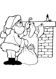 Papa Noel Para Colorear Pdf